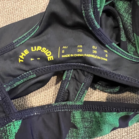 The Upside x Soul Cycle palm leaf sports bra size small - Picture 4 of 4